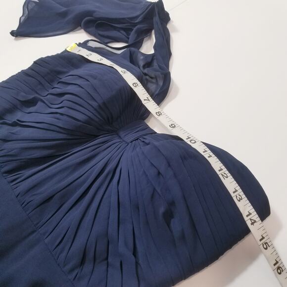 Jenny Packham Bridesmaid One Shoulder Long Gown Dress - Picture 5 of 12